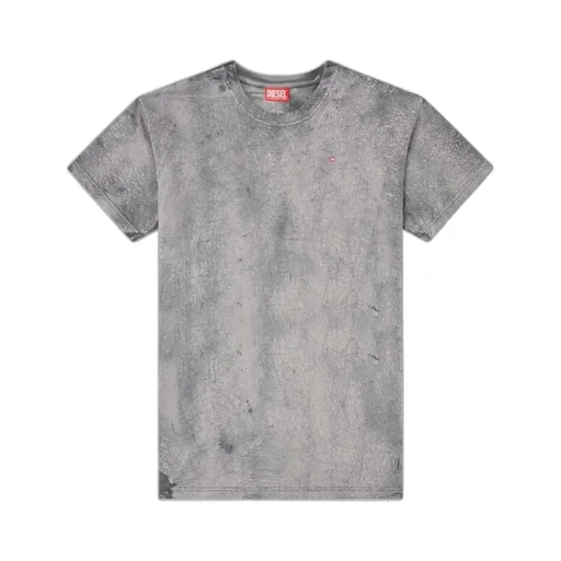 D-Logo Embroidered Crewneck T-Shirt
