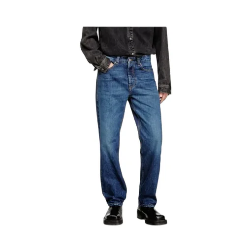 Straight-Leg Cotton Jeans