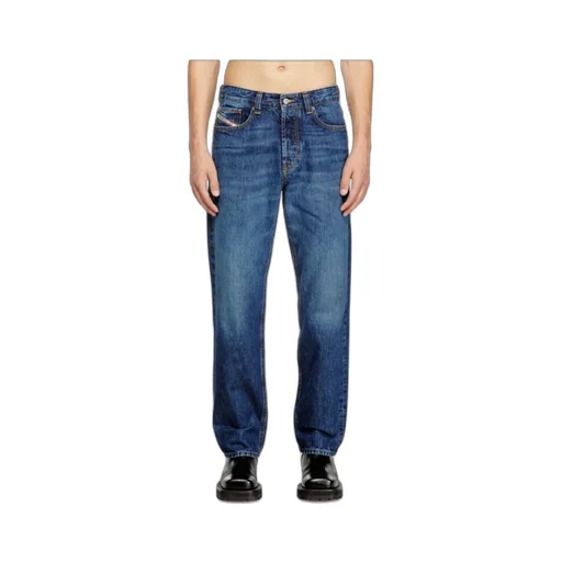 Straight-Leg Cotton Jeans