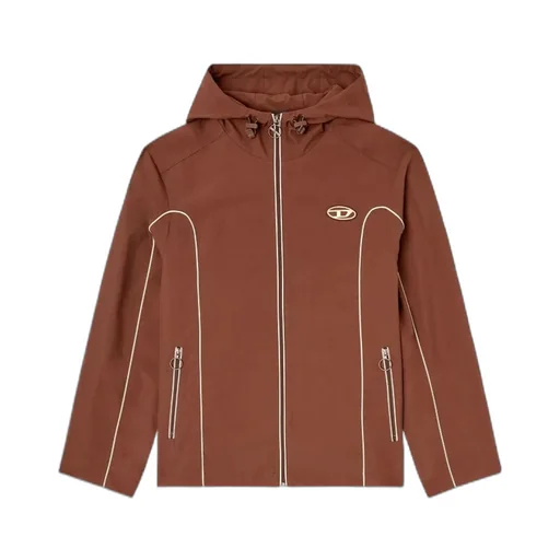 Piped Hooded Jacket