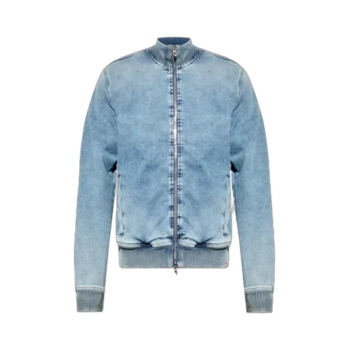 Zip-Front Denim Jacket