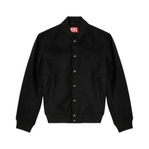 Embroidered Logo Bomber Jacket