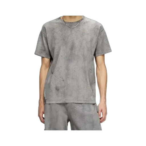 D-Logo Embroidered Crewneck T-Shirt