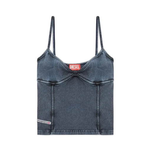 Denim Corset Top