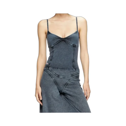 Denim Corset Top