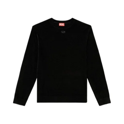 K-Cevro Round-Neck Sweater With Oval D Logo Plaque