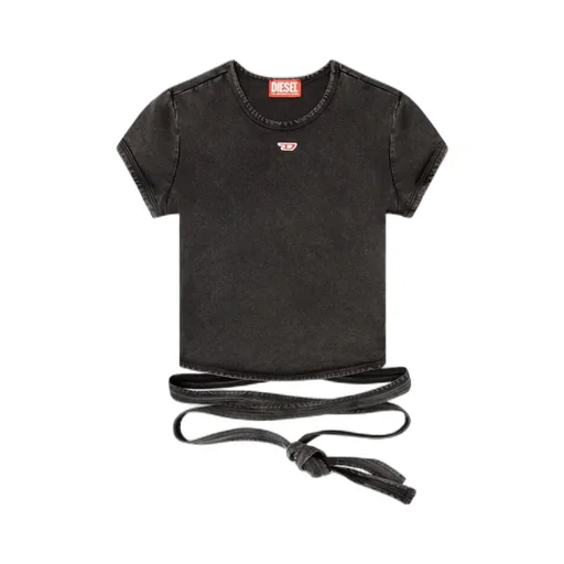 T-Bunny-Tail-R1 Denim Look T-Shirt