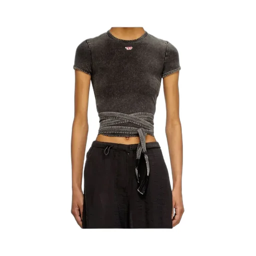 T-Bunny-Tail-R1 Denim Look T-Shirt