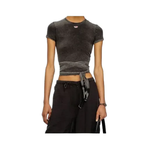 T-Bunny-Tail-R1 Denim Look T-Shirt
