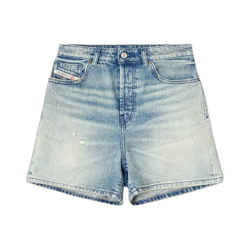 Shorts In Worn-Effect Denim