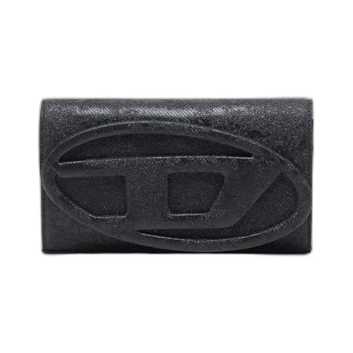 1Dr Logo-Plaque Glitter Wallet