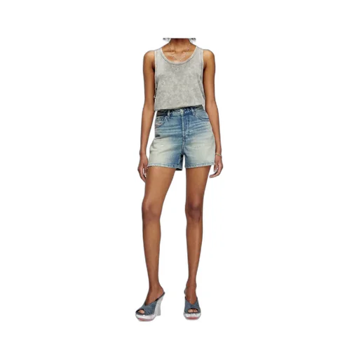 Shorts In Worn-Effect Denim