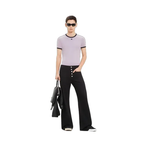 Bumpy Contrast T-Shirt