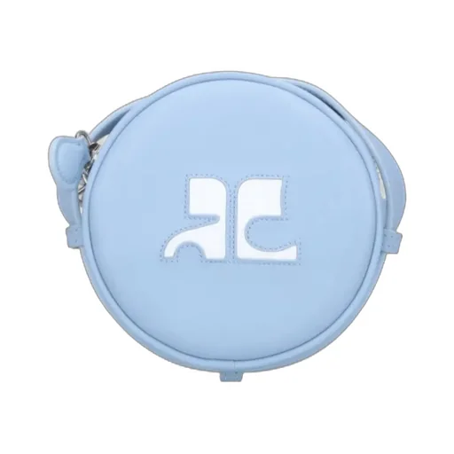 CourrÈGes Reedition Circle Logo Detailed Crossbody Bag