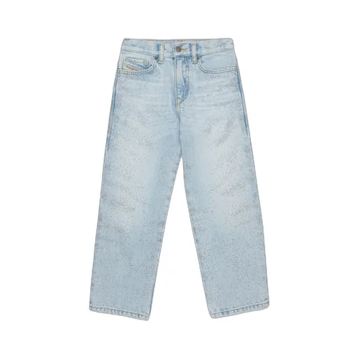 Oval-D Embroidered Mid-Waisted Jeans