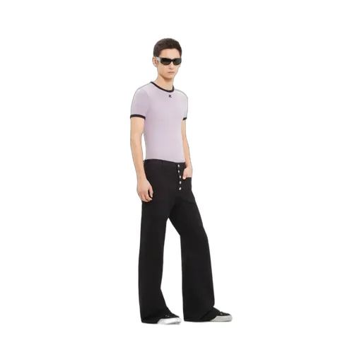 Bumpy Contrast T-Shirt