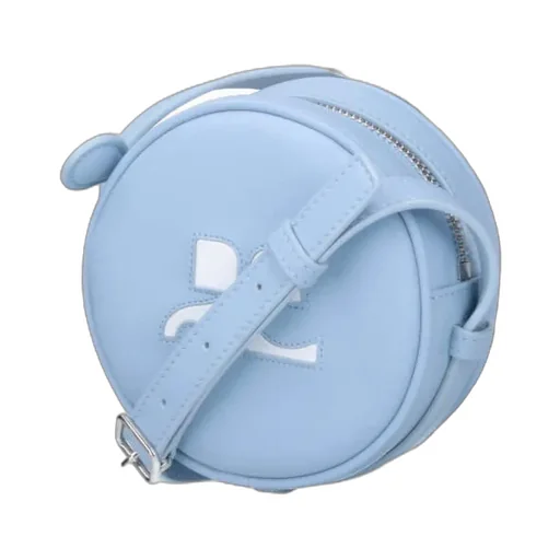 CourrÈGes Reedition Circle Logo Detailed Crossbody Bag