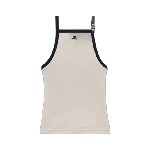 Buckle Contrast Tank Top