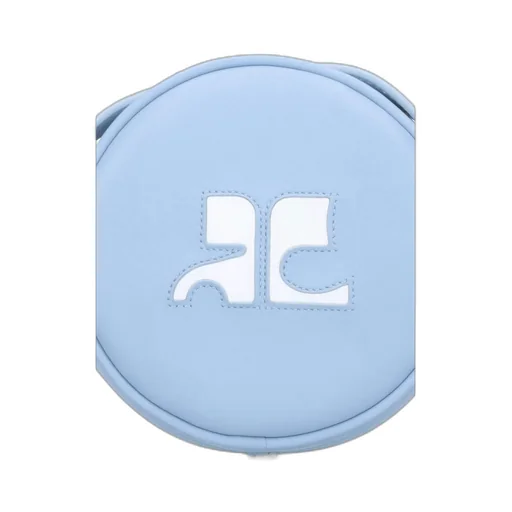 CourrÈGes Reedition Circle Logo Detailed Crossbody Bag