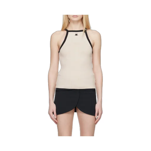 Buckle Contrast Tank Top