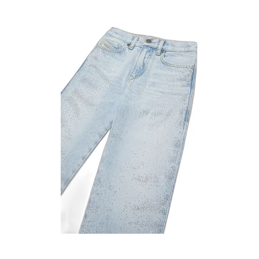 Oval-D Embroidered Mid-Waisted Jeans