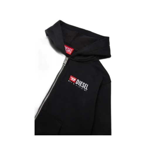 Logo-Print Zip-Up Hoodie