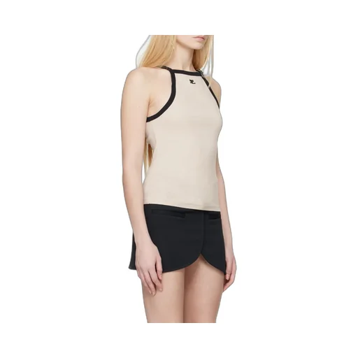 Buckle Contrast Tank Top