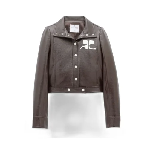 Logo-Patch Cropped Jacket
