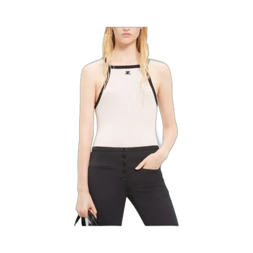 Buckle Contrast Tank Top