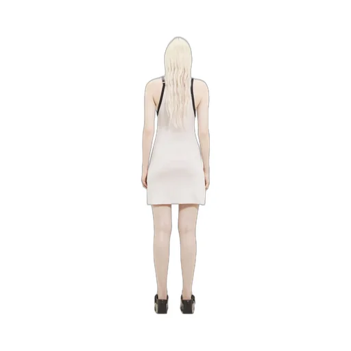 Buckle Contrast Dress