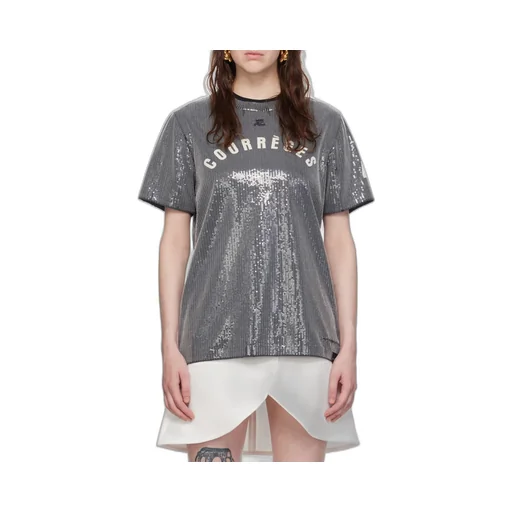 Embroidered Distressed T-Shirt