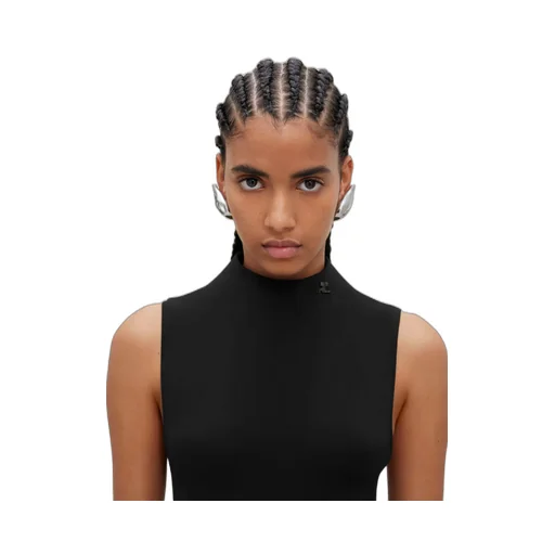 High-Neck Jersey Jumpsuit