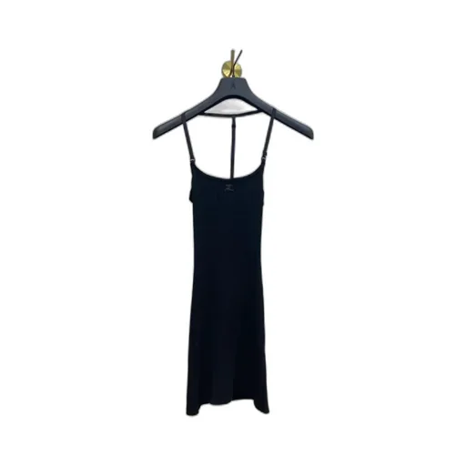 Logo Thin Shoulder Strap Dress