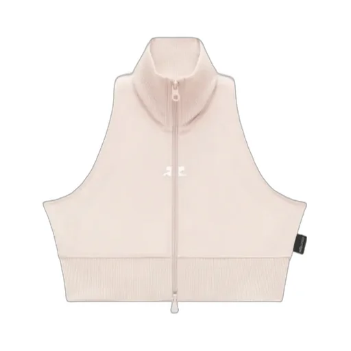 Interlock Tracksuit Cropped Vest
