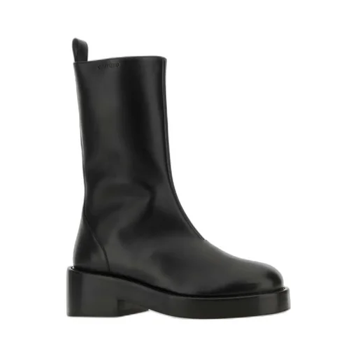Round-Toe Ankle Boots