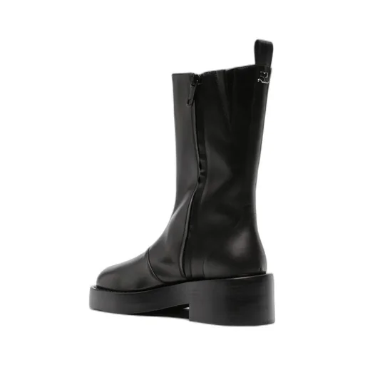 Round-Toe Ankle Boots