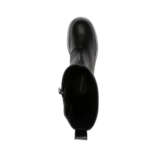 Round-Toe Ankle Boots