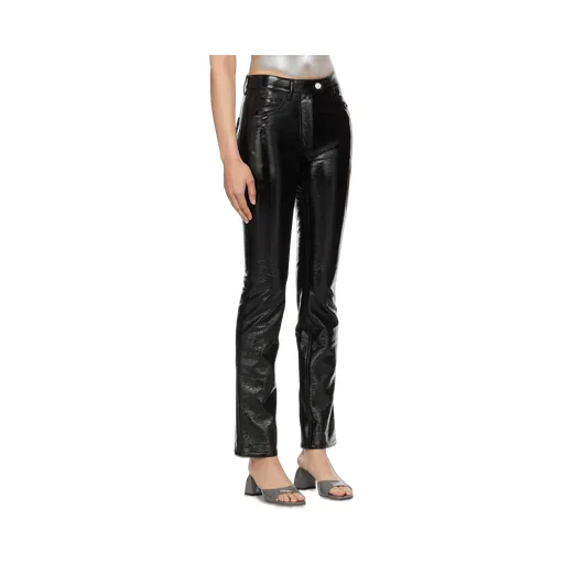 Embroidery Logo Decked Casual Pants