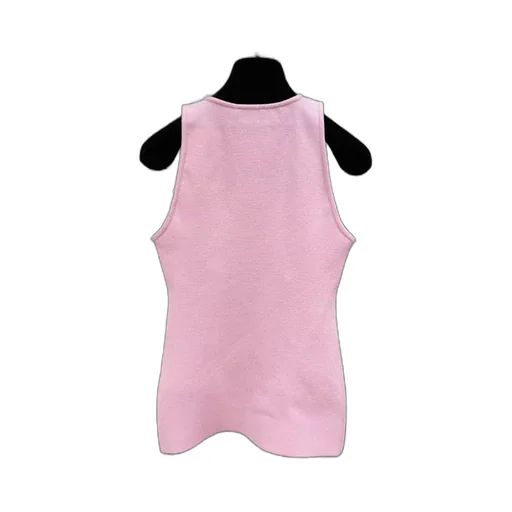 Label Hollowed-Out Vest