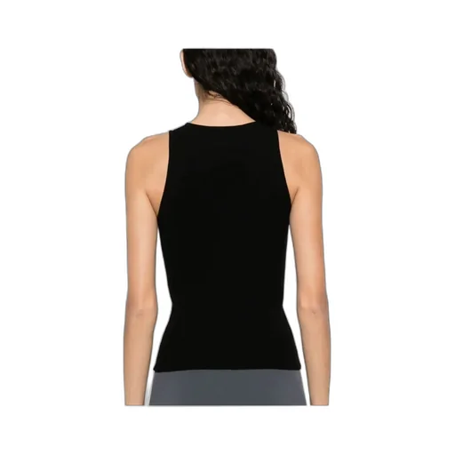 Logo-Patch Cutout Tank Top