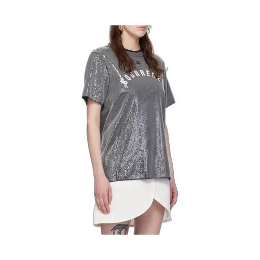 Embroidered Distressed T-Shirt