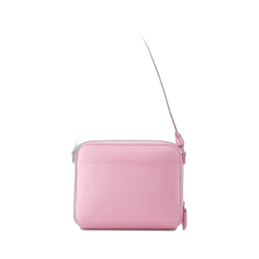 Logo Zipper Shoulder Bag