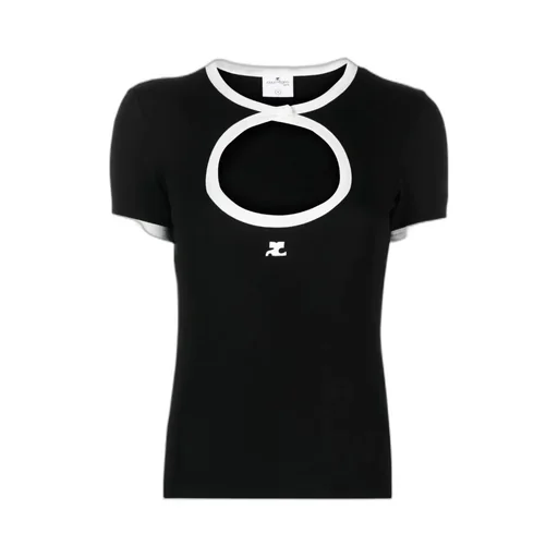 Short-Sleeved Hollow T-Shirt