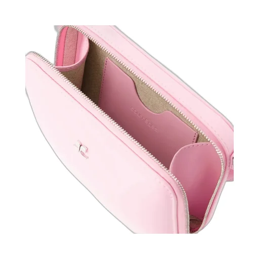 Logo Zipper Shoulder Bag