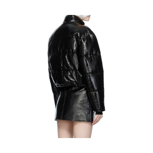 Vinyl Puffer Jacket