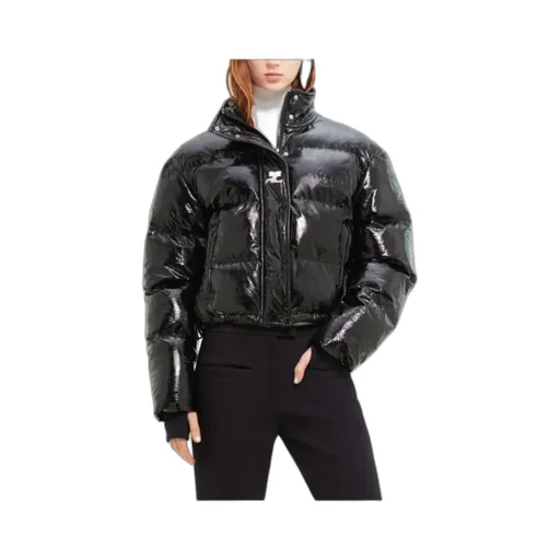 Vinyl Puffer Jacket
