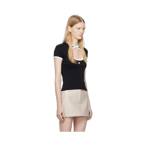 Short-Sleeved Hollow T-Shirt