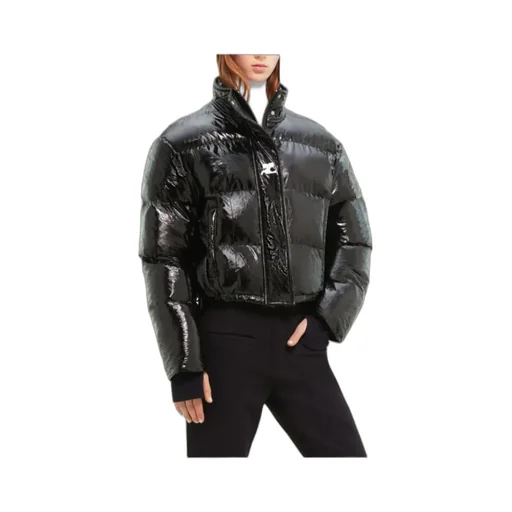 Vinyl Puffer Jacket