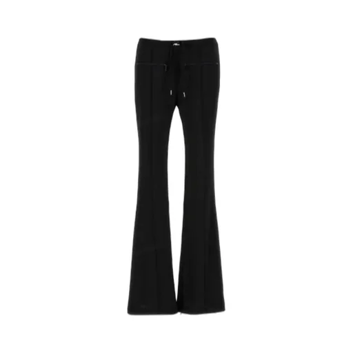 Flared-Leg Interlock Joggers