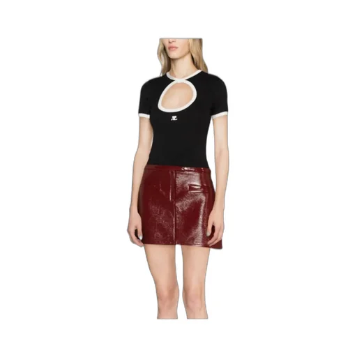 Short-Sleeved Hollow T-Shirt